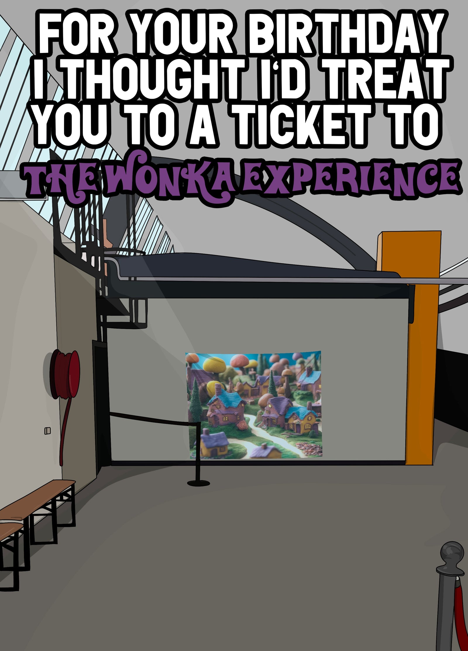 Wonka Experience Card