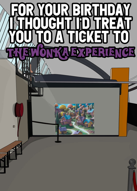 Wonka Experience Card