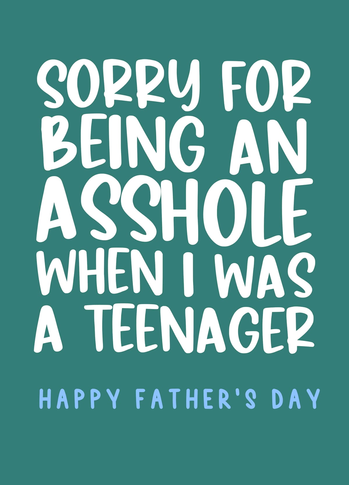 Teenager Card