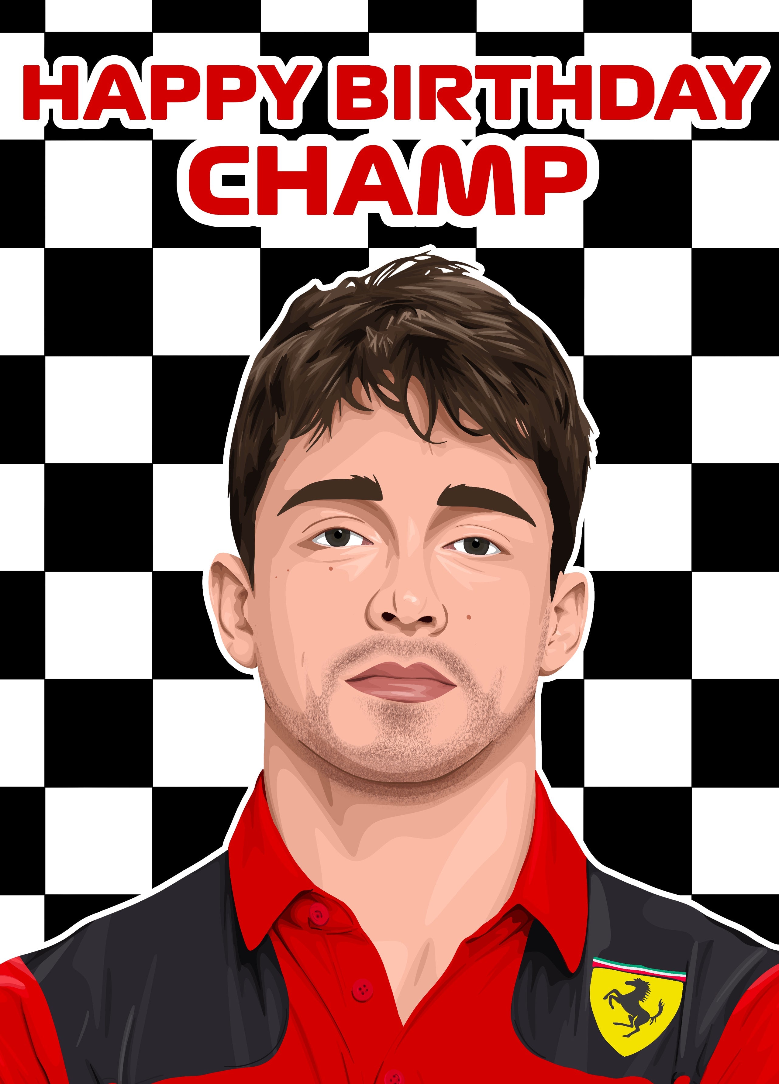 Charles LeClerc Birthday Card – Scribbler Cards & Gifts