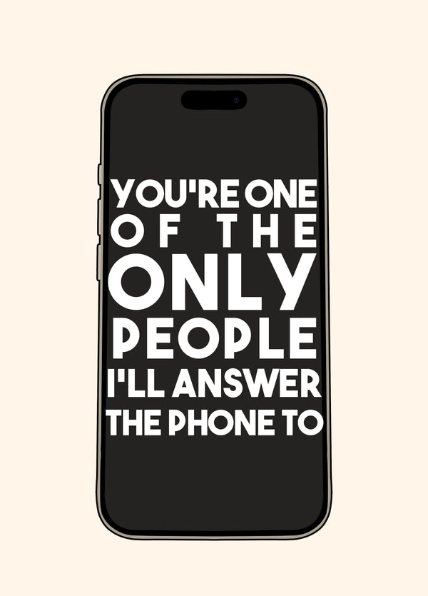 Only People Card