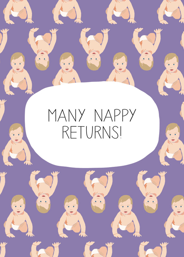 Many Nappy Returns! Card