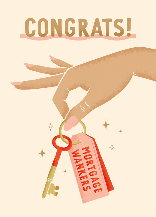 Congrats Mortgage Wankers Card