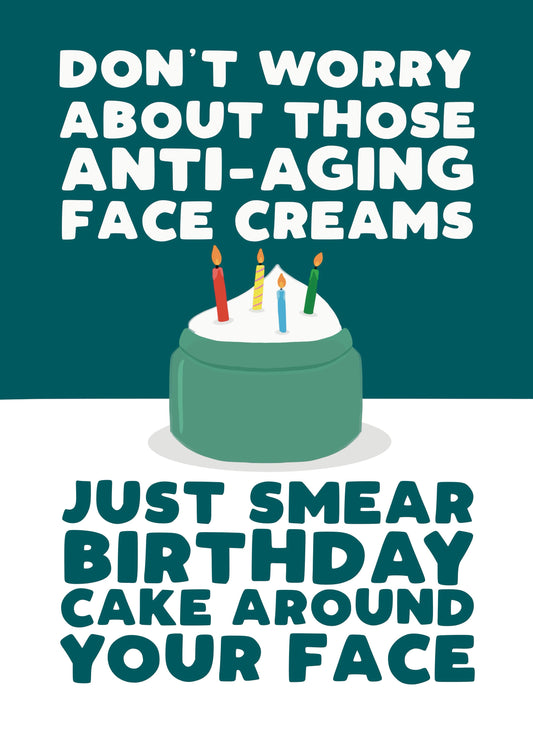 Smear Cake Card