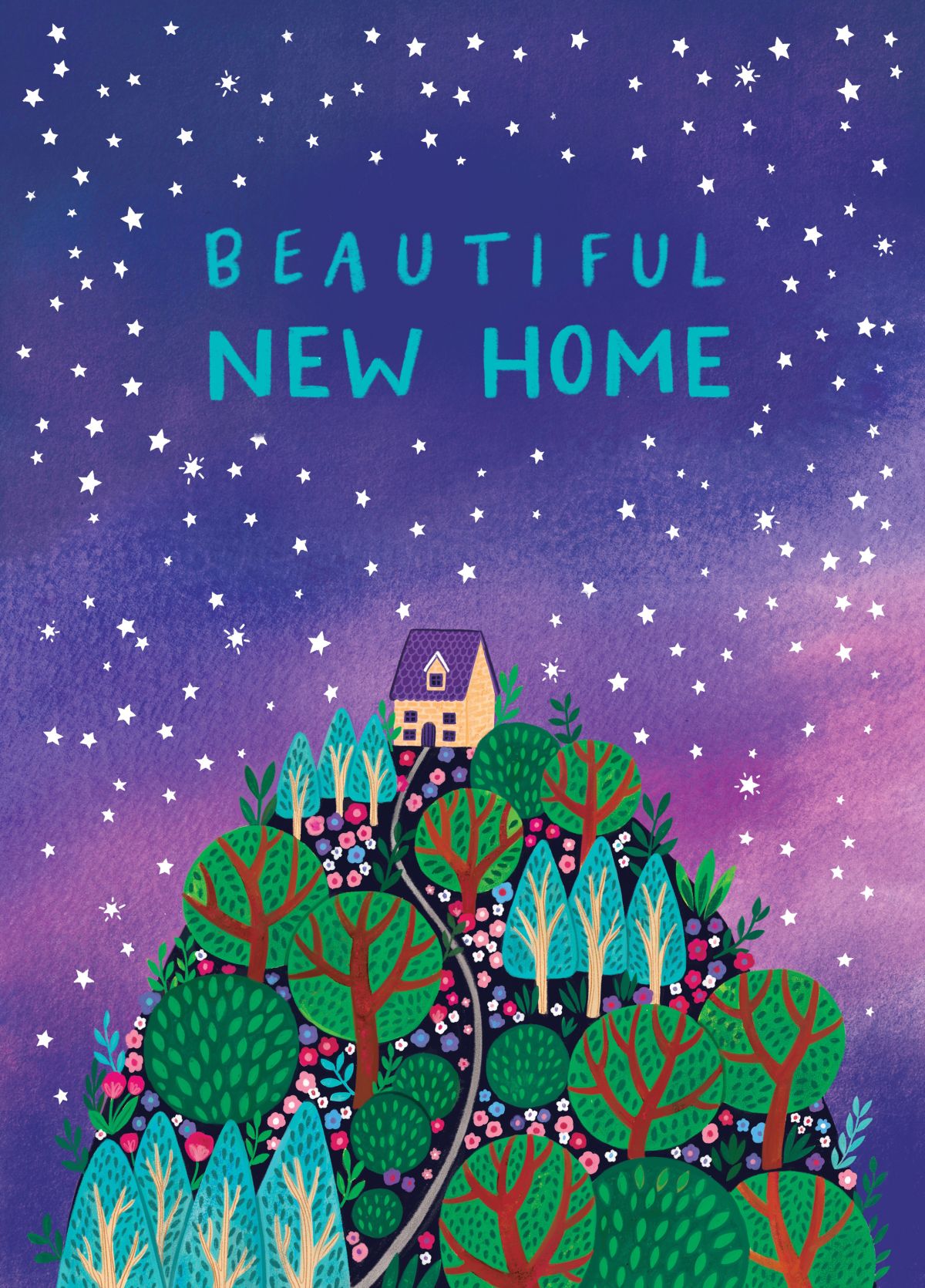 Magical New Home Card