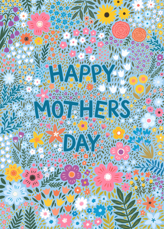 Pretty Mother's Day Card - Happy Mother's Day - Flowers