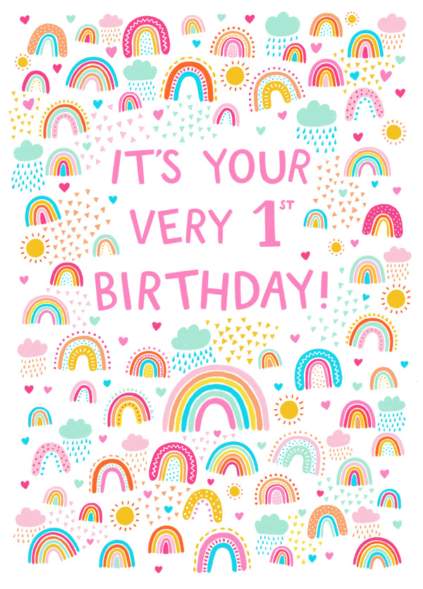 Pretty Girls Birthday Card - 1st