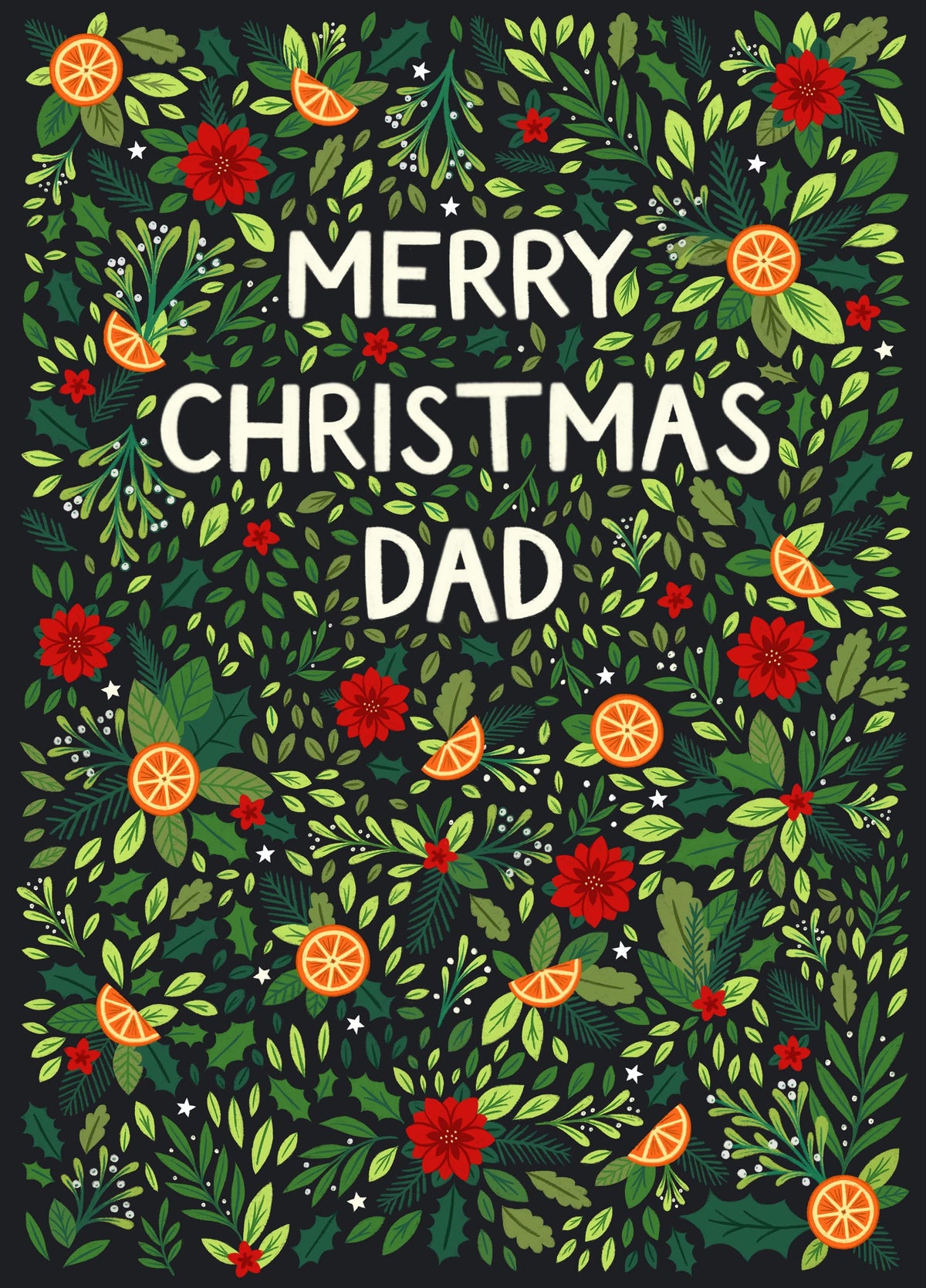 Lovely Christmas Card For Dad