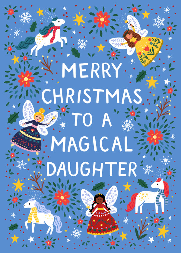 Cute Christmas Card For Daughter