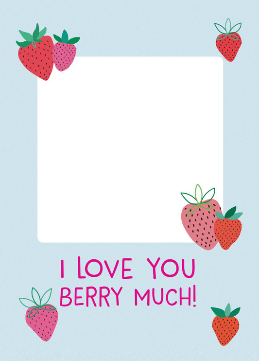 Love You Berry Much Photo Card