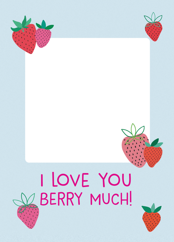 Love You Berry Much Photo Card