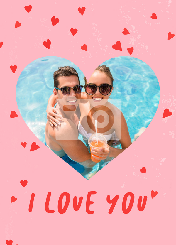 I Love You Photo Card