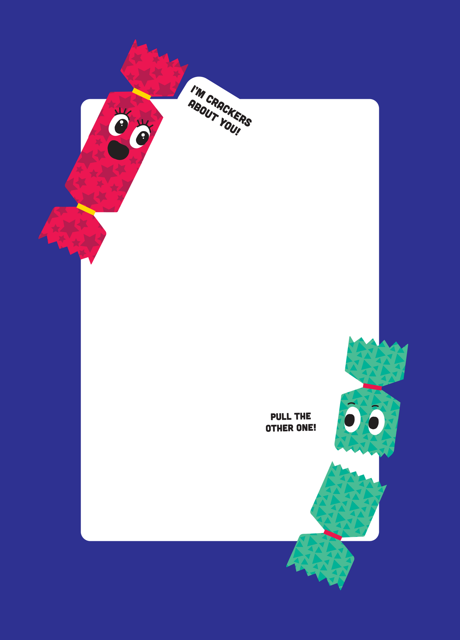 Cracker Puns Photo Upload Card
