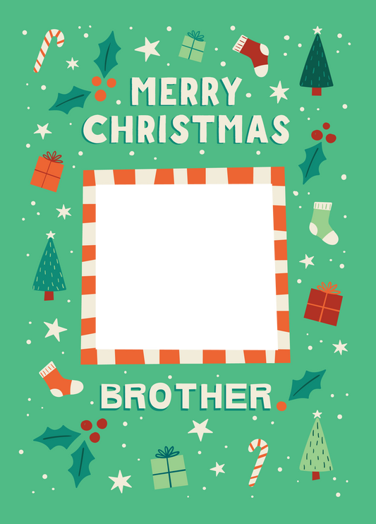 Brother Xmas Icons Photo Upload Card