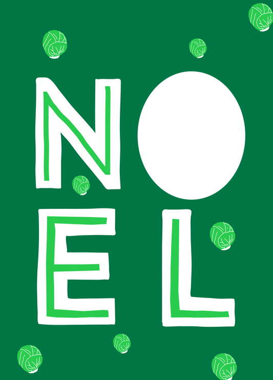 Noel Sprouts Xmas Photo Upload Card