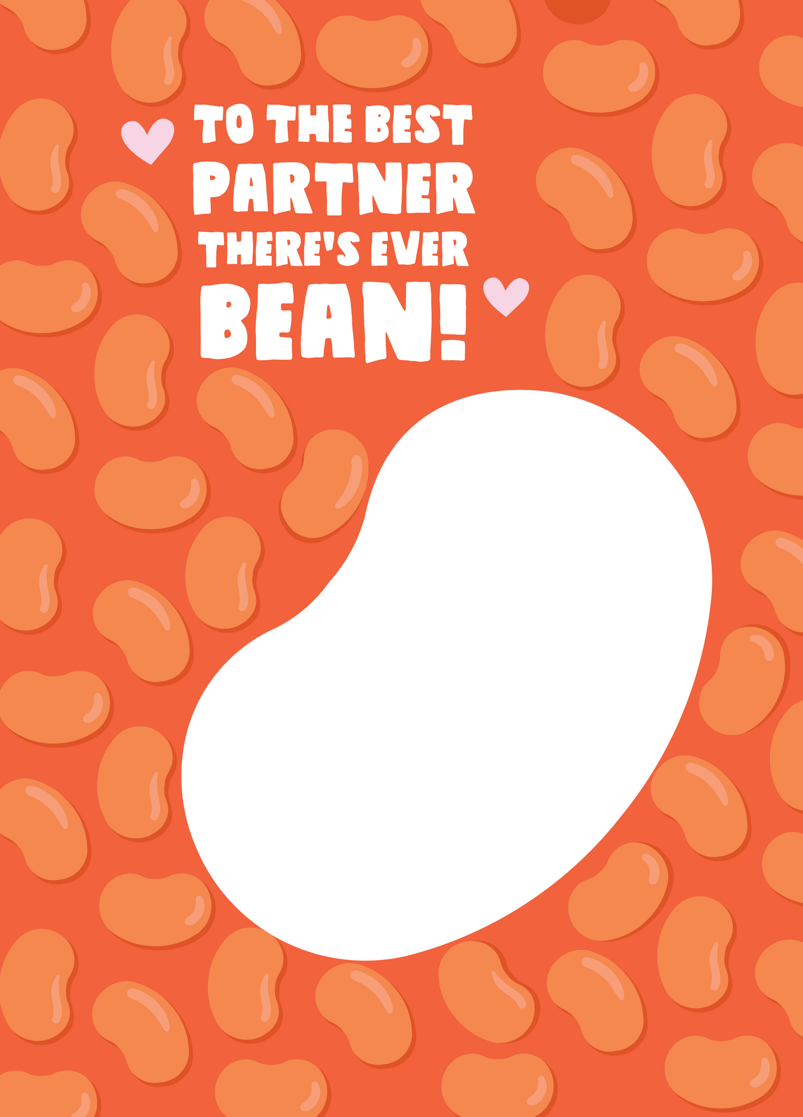 Best Partner That's Ever Bean Photo Card