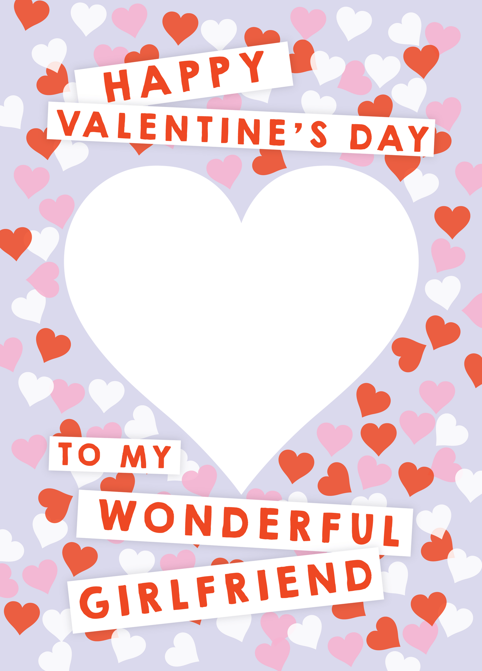 Wonderful Girlfriend Photo Card