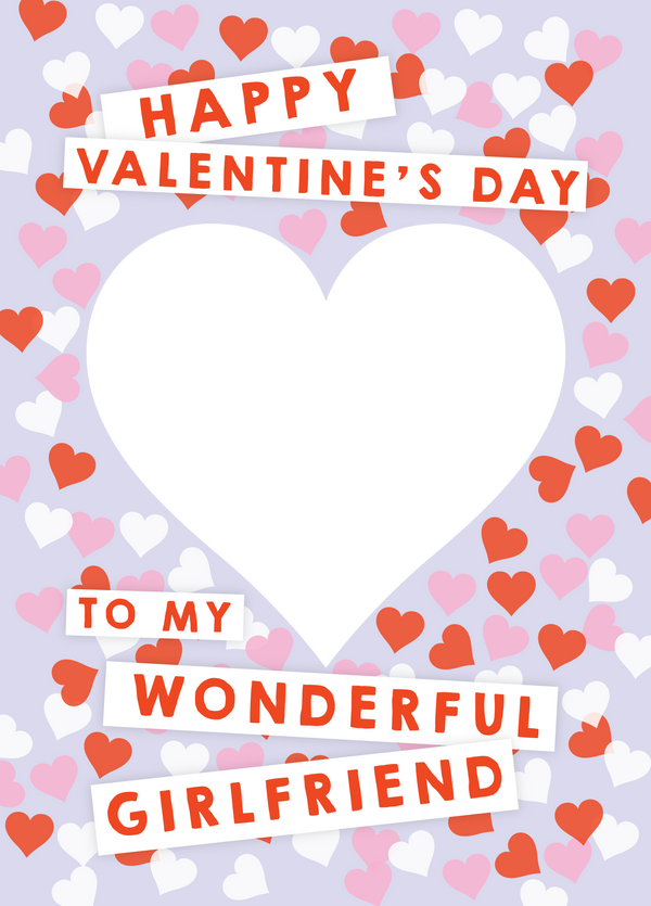 Wonderful Girlfriend Photo Card