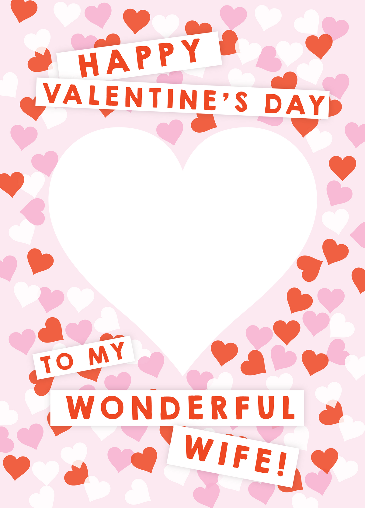 Wonderful Wife Photo Card
