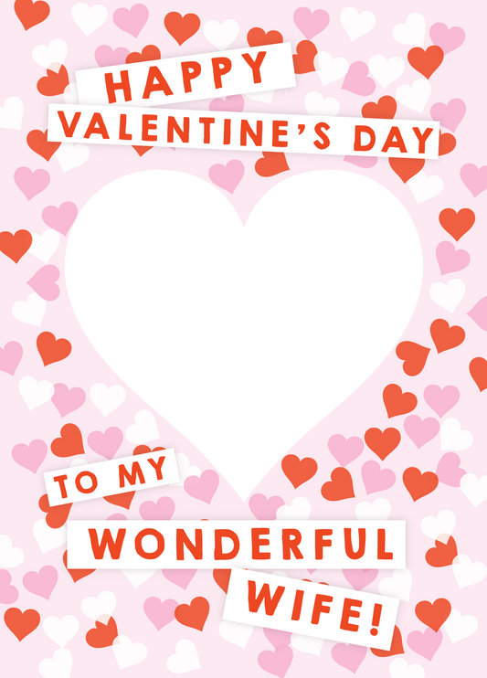 Wonderful Wife Photo Card