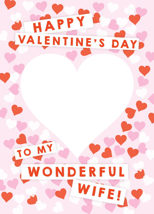 Wonderful Wife Photo Card