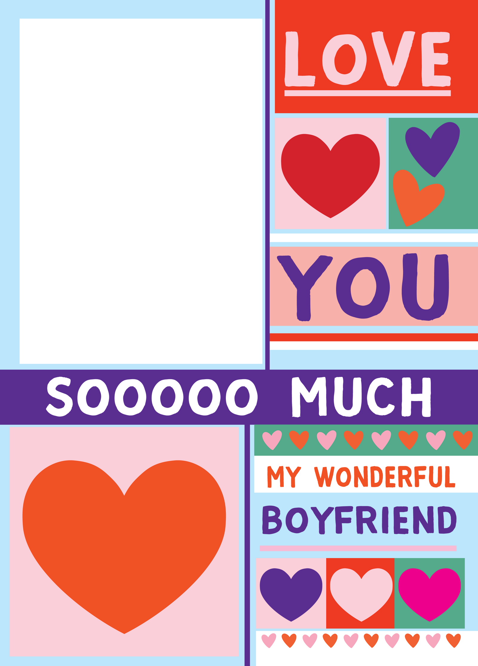 Love You Boyfriend Photo Card