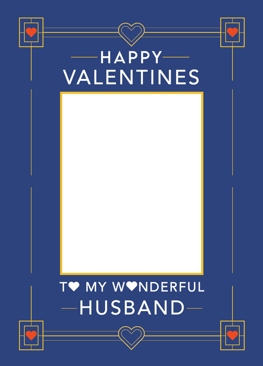 Happy Valentine's Husband Photo Card