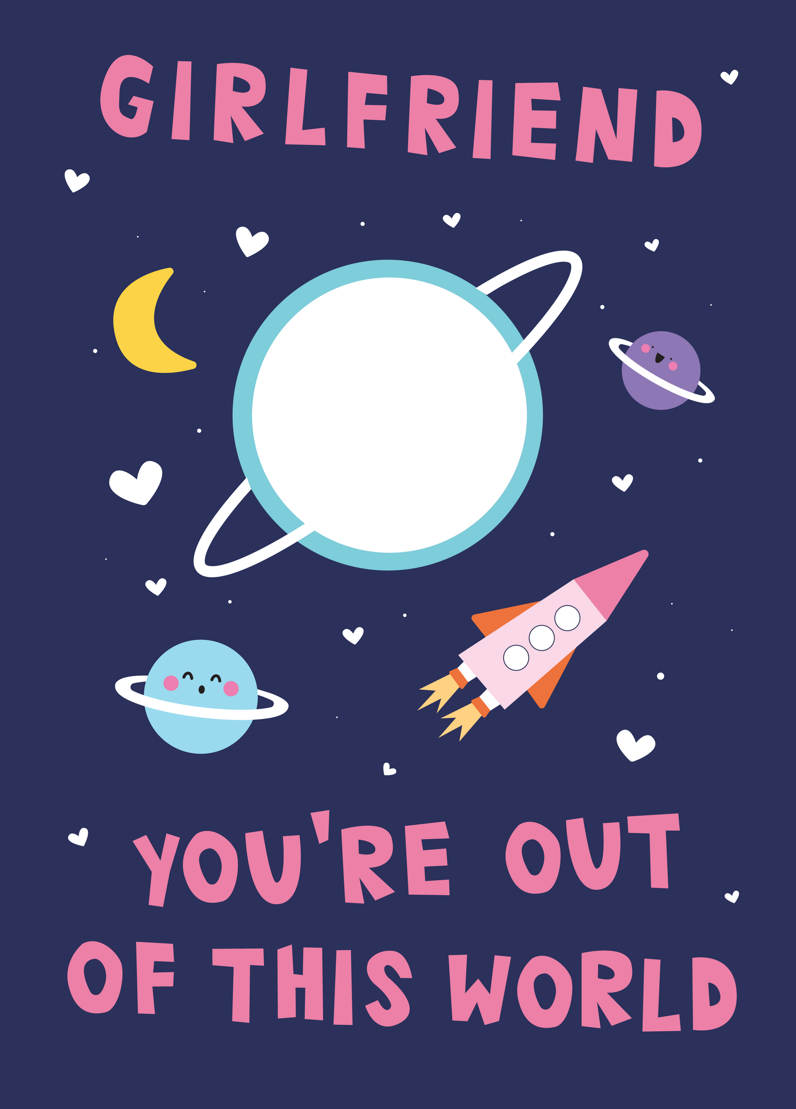 Out Of This World Girlfriend Photo Card