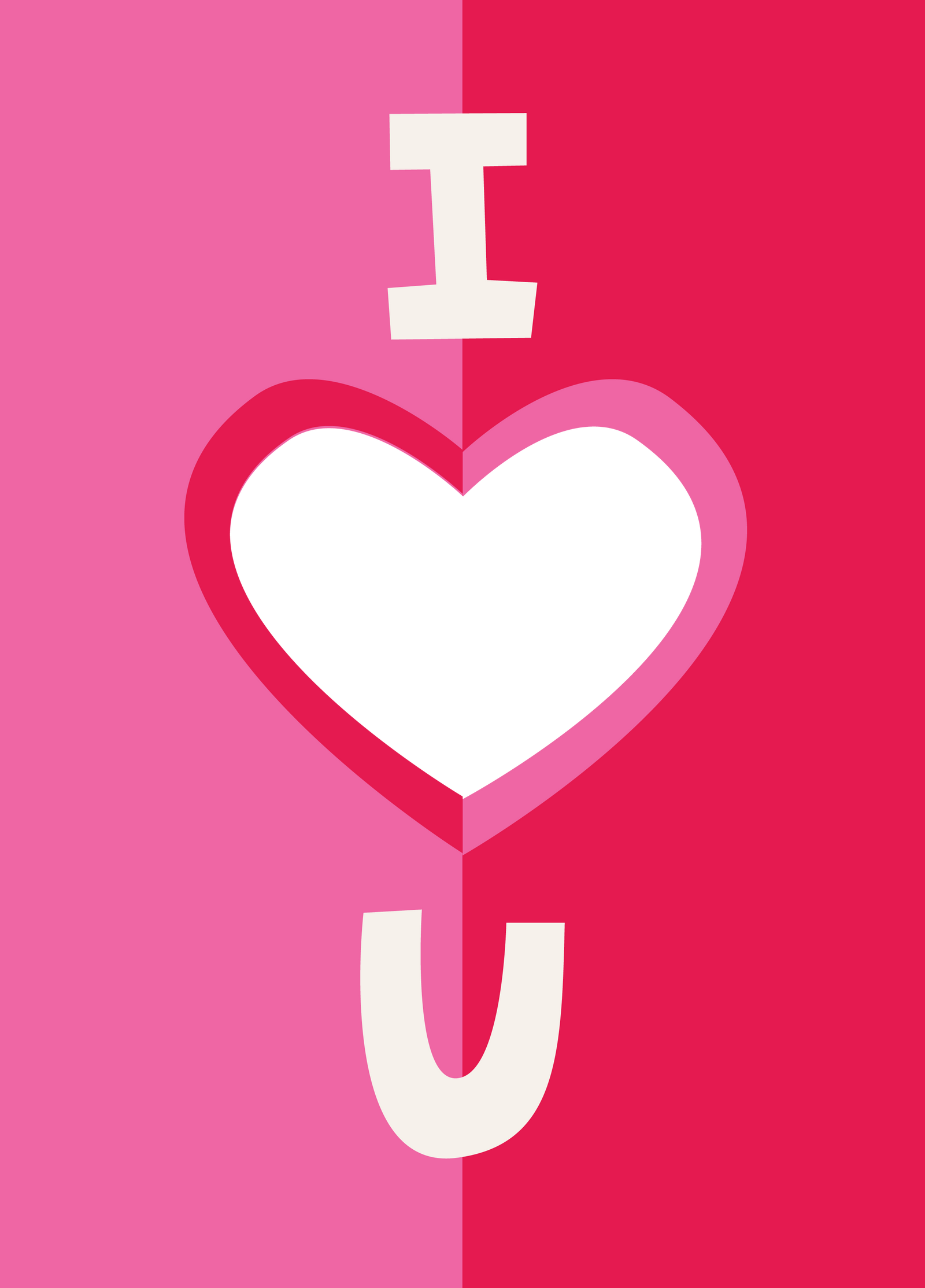 I Heart U Photo Card