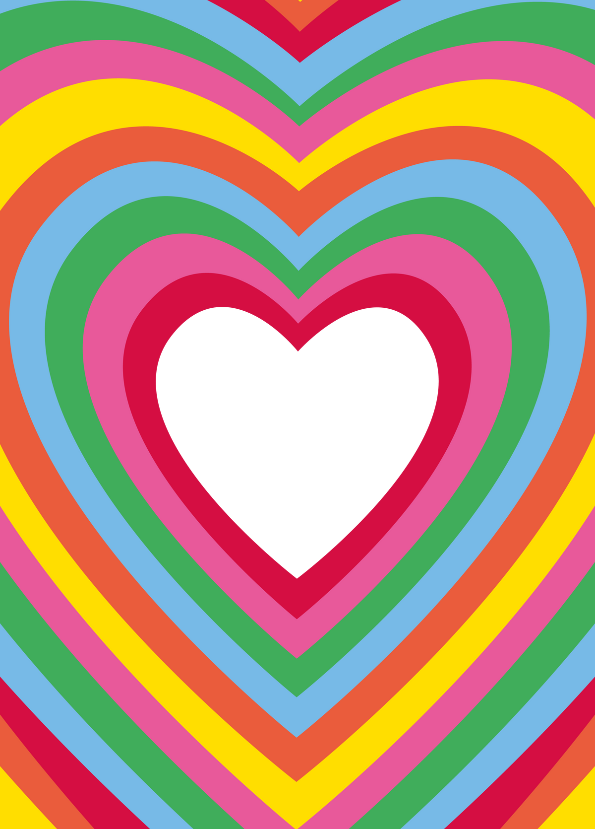 Rainbow Love Photo Card