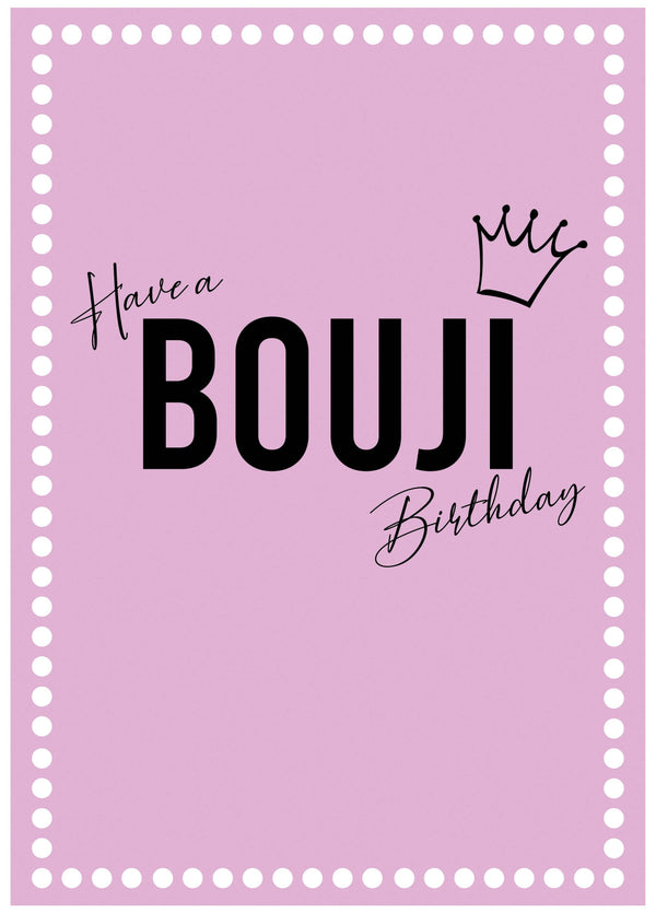 Bougi Birthday Card