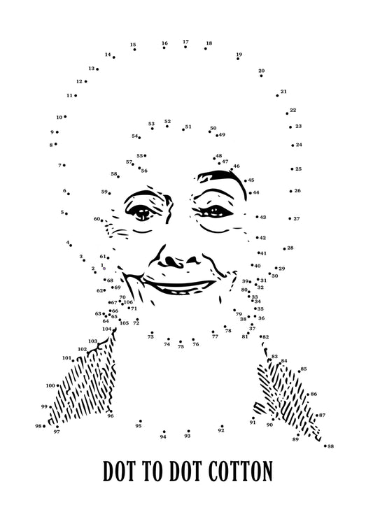 Dot To Dot Cotton Card