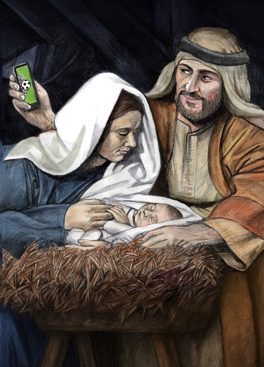 (A) In A Manger
