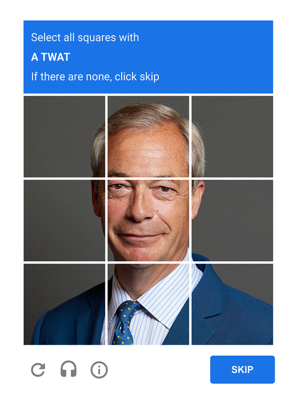 Farage CAPTCHA