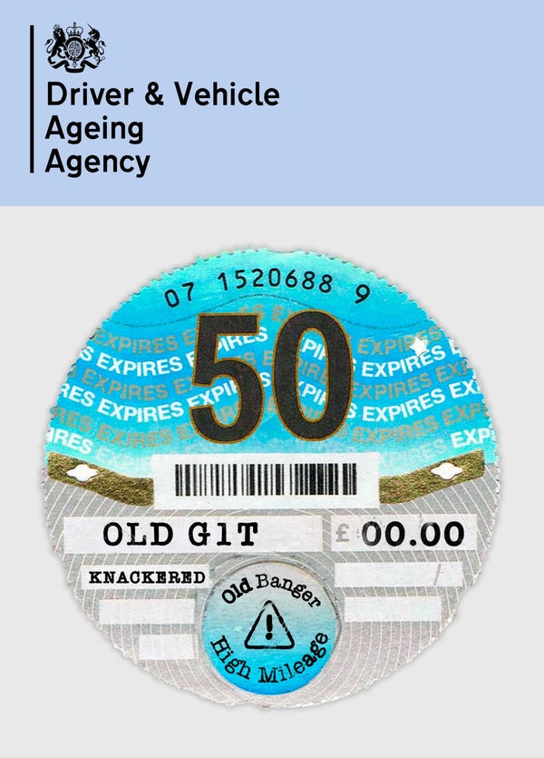 Old Banger Tax Disc