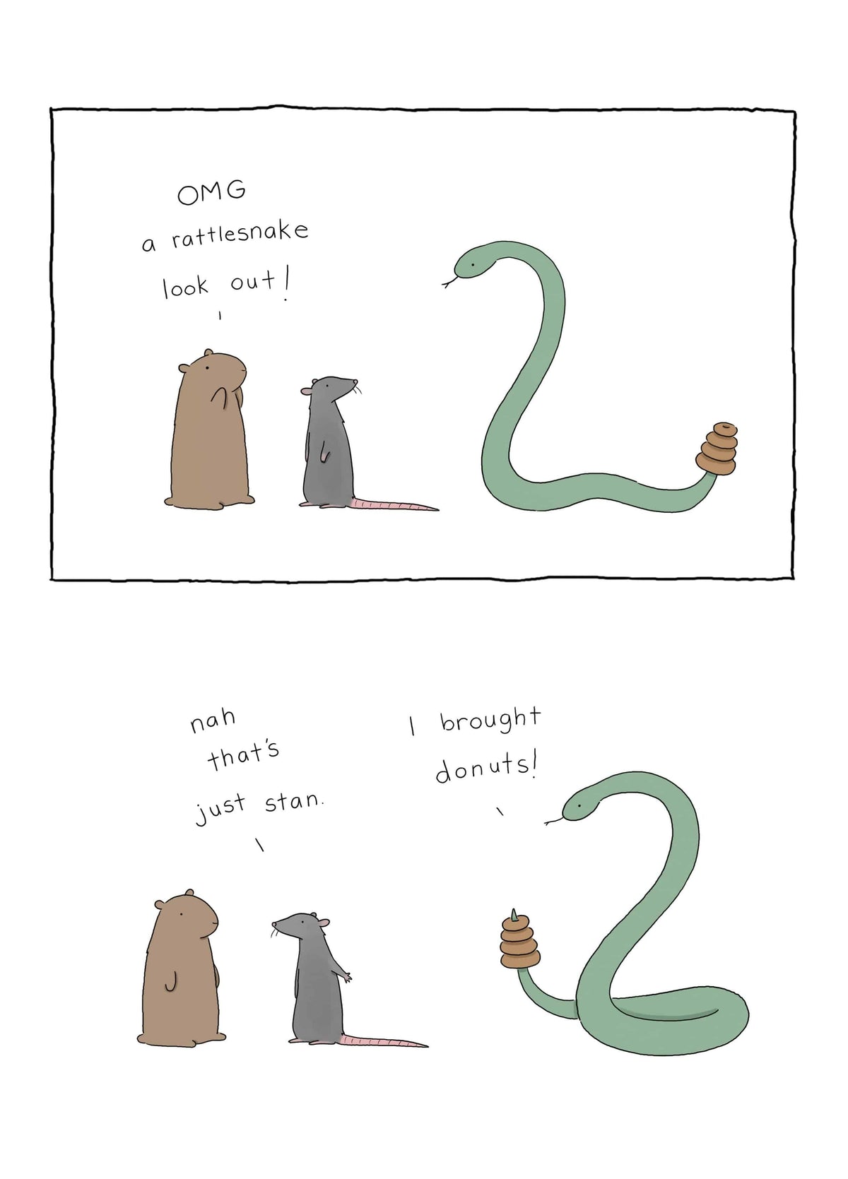 Snake Look Out Card