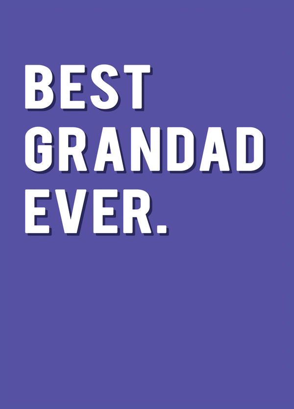 Best Grandad Ever Card