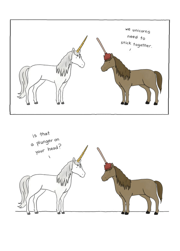 That A Plunger On Your Head? Card