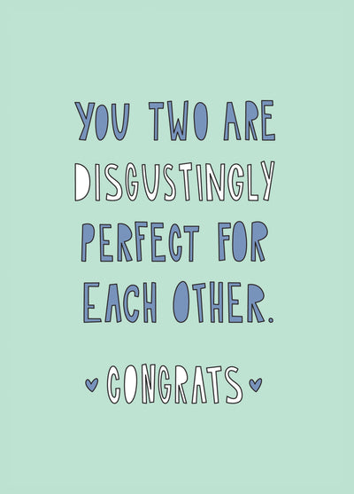 Perfect For Each Other Card