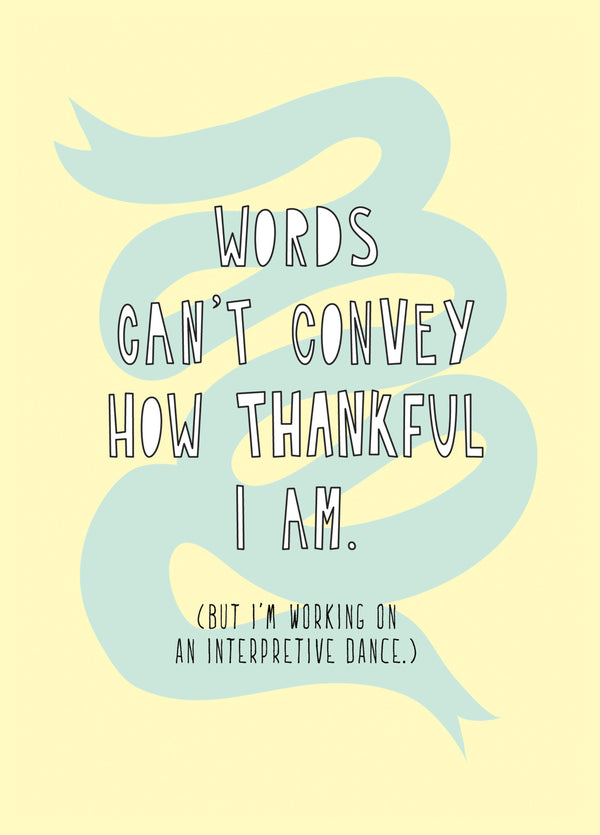 How Thankful I Am Card