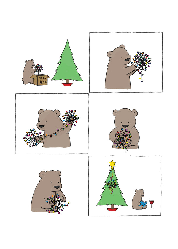 Christmas Lights Card