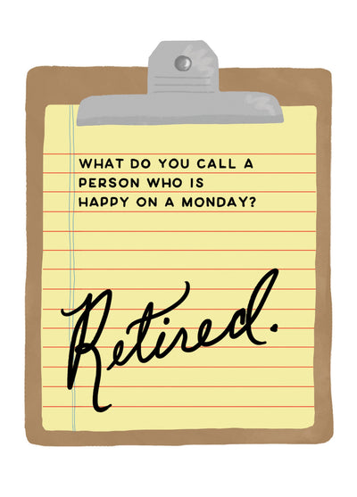 Retired Card