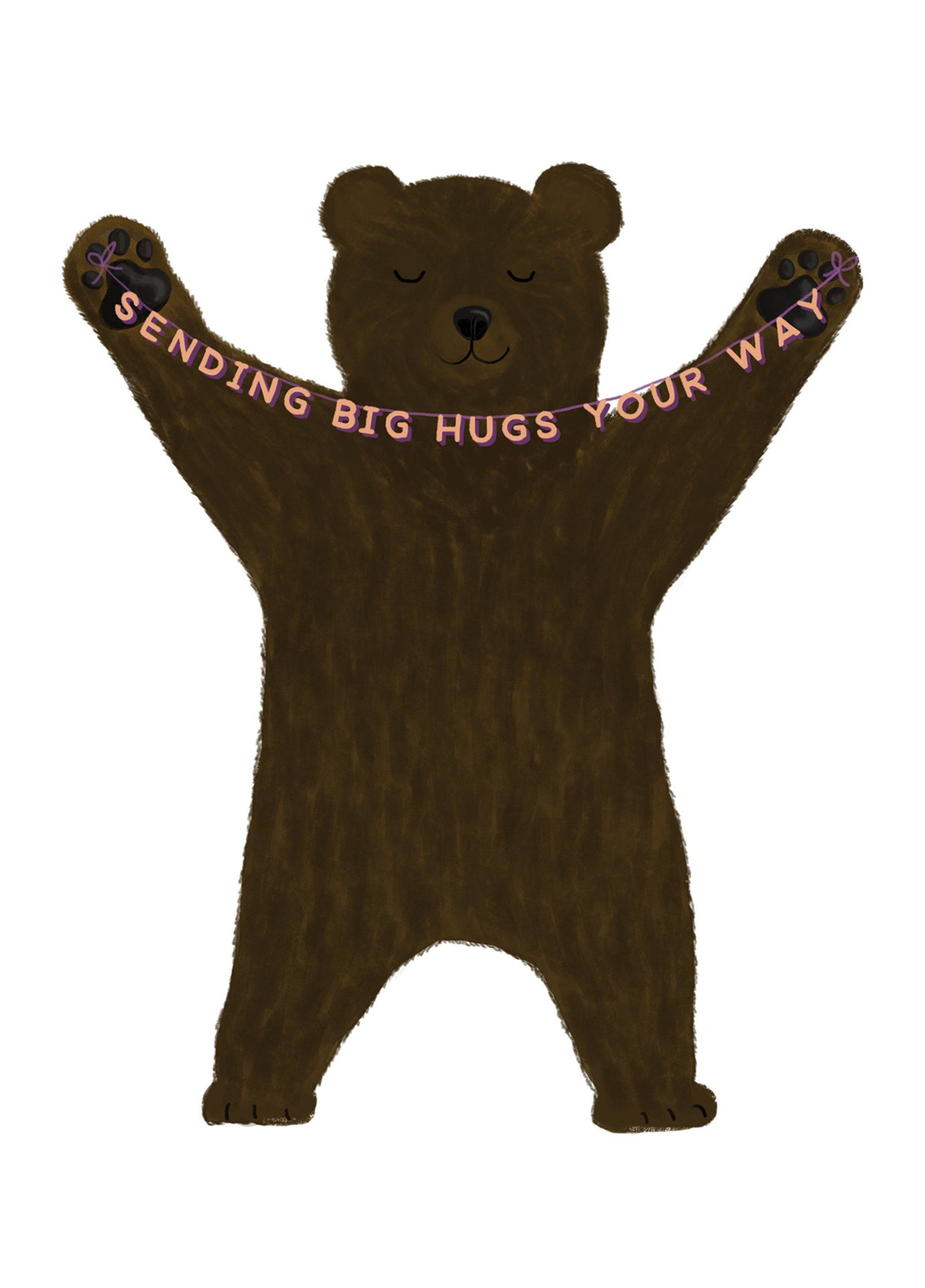 Sending Big Hugs Card