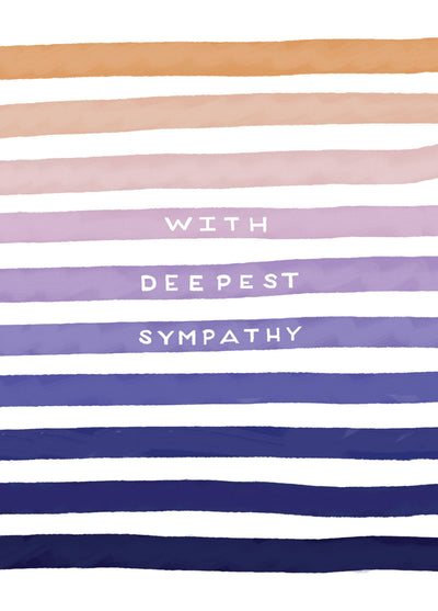 With Deepest Sympathy Card