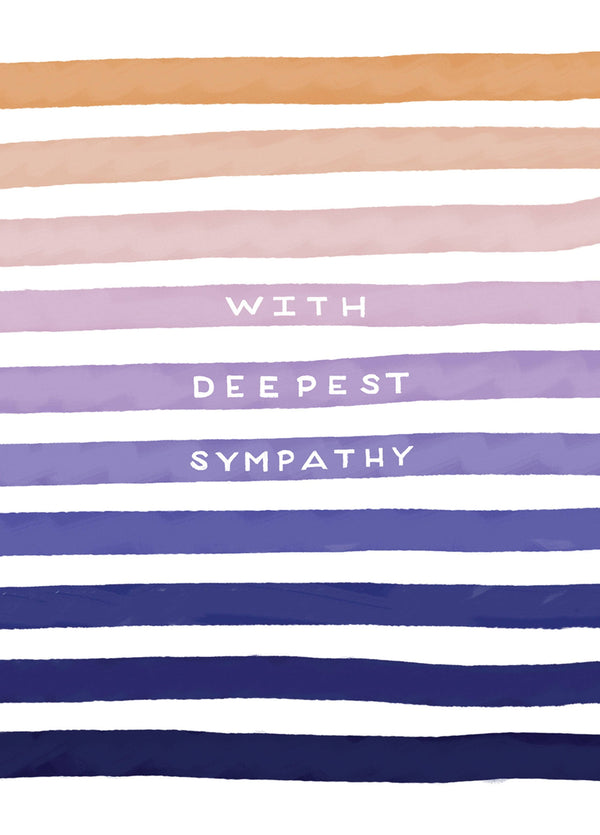 With Deepest Sympathy Card