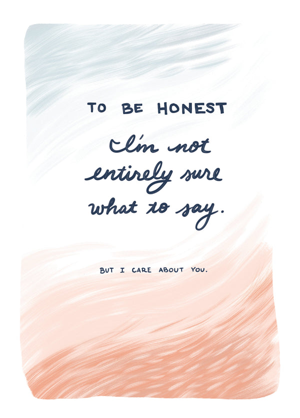 I Care About You Card