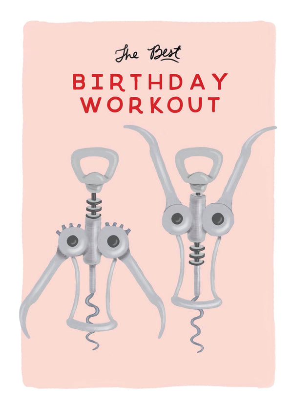 Birthday Workout Card