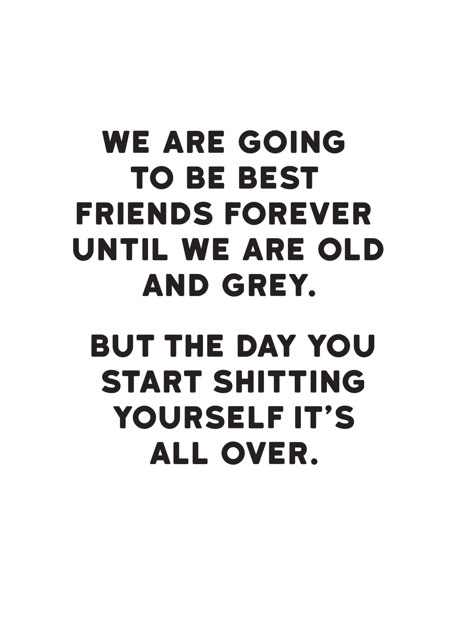 Best Friends Forever Card