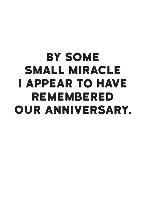 Remembered Our Anniversary Card