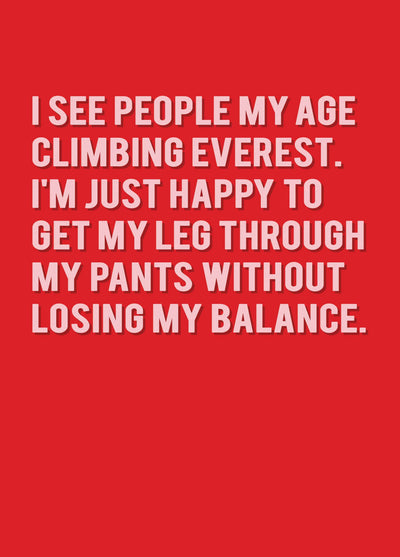 People My Age Card